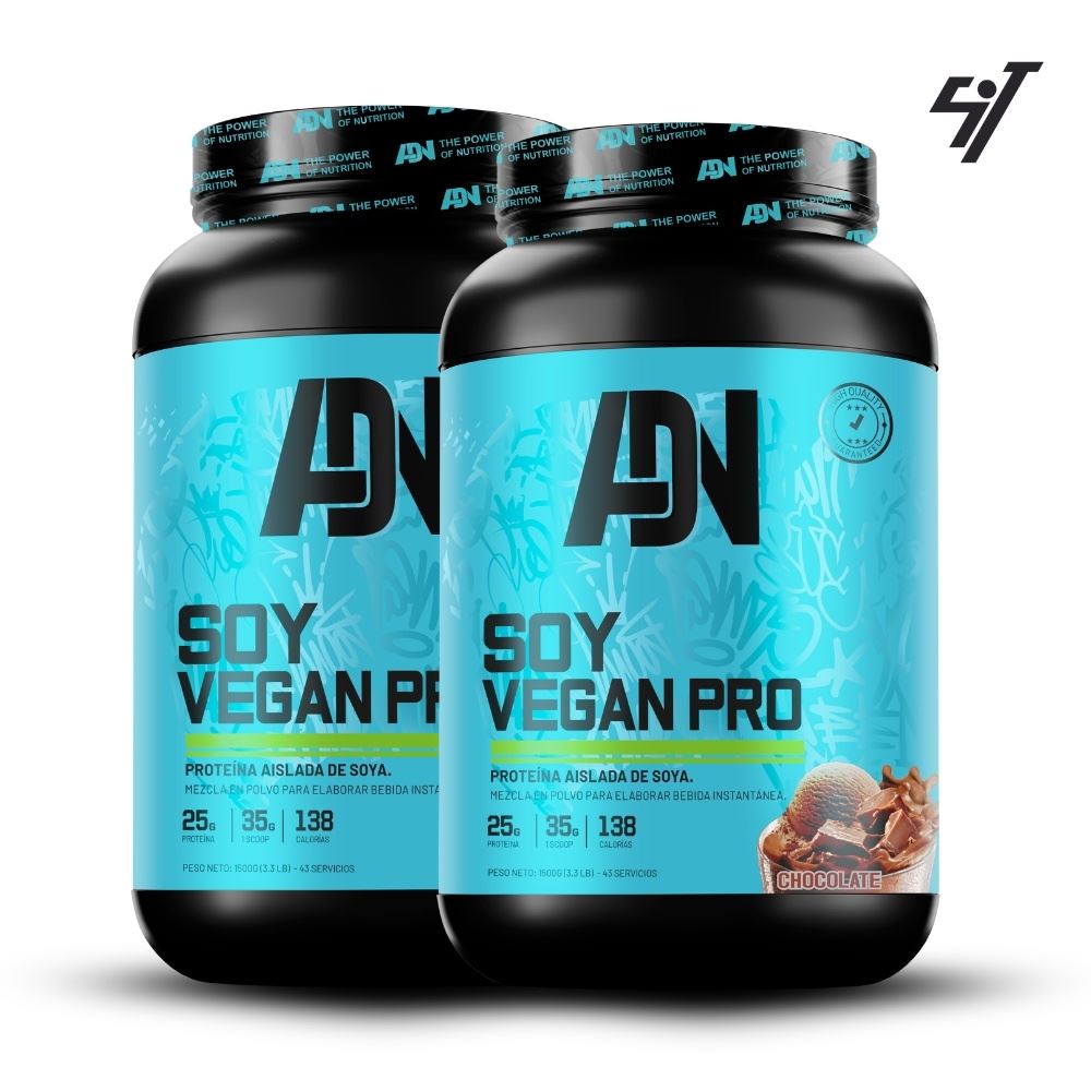 Soy Vegan Protein 1.5Kg Chocolate Pack X2